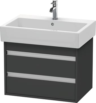 DURAVIT KETHO skříňka pod umyvadlo 65x44x48 cm, 2 zásuvky, Graphit matt