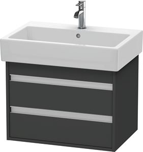 DURAVIT KETHO skříňka pod umyvadlo 65x44x48 cm, 2 zásuvky, Graphit matt