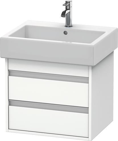 DURAVIT KETHO skříňka pod umyvadlo 55x44x41 cm, 2 zásuvky, White matt KT663601818 Obrázek - Hlavní obrázek