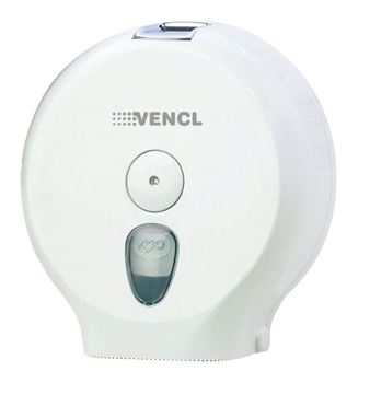 VENCL AQUAJUMBO MIDI zásobník na toaletní papír, se zámkem, nástěnný, bílá