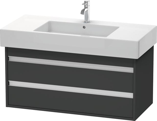 DURAVIT KETHO skříňka pod umyvadlo 100x45,5x48 cm, 2 zásuvky, Graphit matt KT664104949 Obrázek - Hlavní obrázek