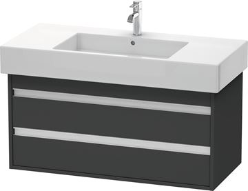 DURAVIT KETHO skříňka pod umyvadlo 100x45,5x48 cm, 2 zásuvky, Graphit matt