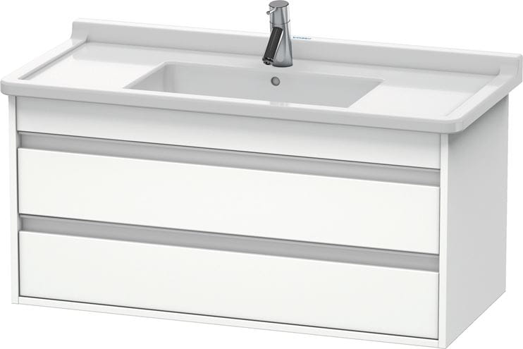 DURAVIT KETHO skříňka pod umyvadlo 100x45,5x48 cm, 2 zásuvky, White matt KT664501818 Obrázek - Hlavní obrázek