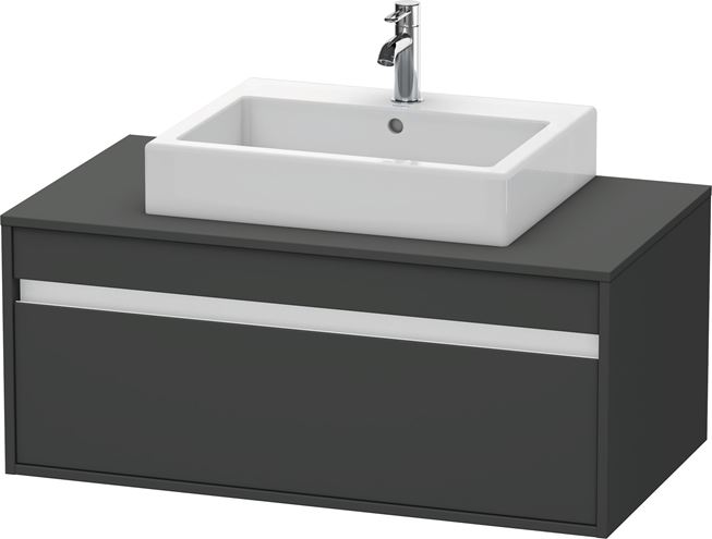 DURAVIT KETHO skříňka pod umyvadlo 100x55x42,6 cm, 1 zásuvka, Graphit matt KT669504949 Obrázek - Hlavní obrázek