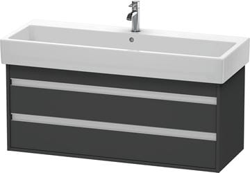 DURAVIT KETHO skříňka pod umyvadlo 115x44x48 cm, 2 zásuvky, Graphit matt