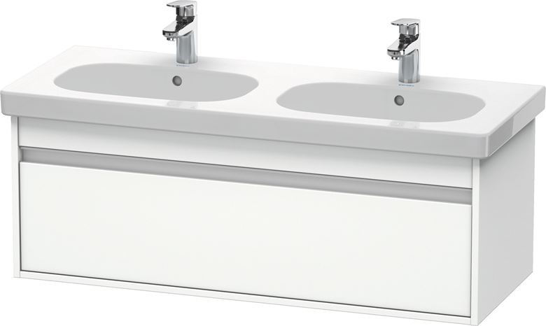 DURAVIT KETHO skříňka pod dvojumyvadlo 115x45,5x41 cm, 1 zásuvka, White matt KT666901818 Obrázek - Hlavní obrázek
