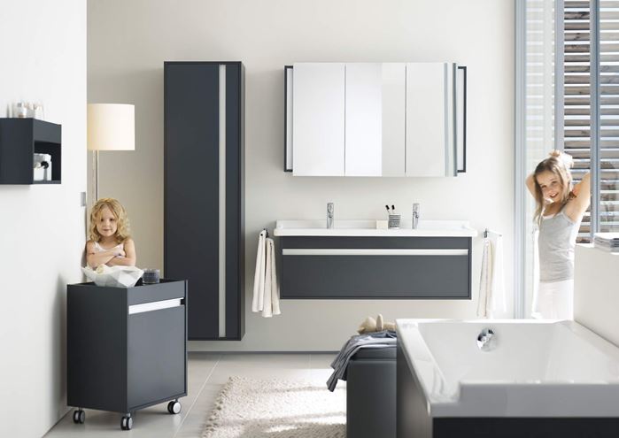 DURAVIT KETHO skříňka pod dvojumyvadlo 115x45,5x41 cm, 1 zásuvka, White matt KT666901818 Obrázek - fotka