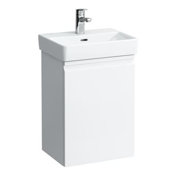 LAUFEN PRO S skříňka pod umývátko 41,5x32,1x58 cm, 1 dvířka, panty vpravo, matná bílá