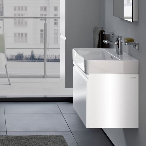 LAUFEN PRO S skříňka pod umyvadlo 51x37,2x39,7 cm, 1 zásuvka, lesklá bílá H4830210954751 Obrázek - fotka