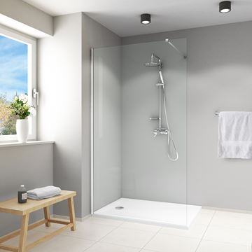 ROTH PROJECT EI TWF stěna walk-in 120x200,7 cm, brillant/čiré sklo EI TWF 12020 VPE Obrázek - fotka