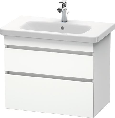 DURAVIT DURASTYLE skříňka pod umyvadlo 73x44,8x61 cm, 2 zásuvky, White matt DS648101818 Obrázek - Hlavní obrázek