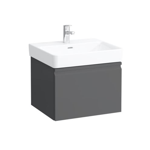 LAUFEN PRO S skříňka pod umyvadlo 55x37x39,2 cm, 1 zásuvka, grafit mat H4830310954801 Obrázek - Hlavní obrázek