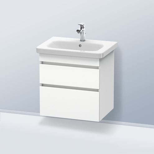 DURAVIT DURASTYLE skříňka pod umyvadlo 58x44,8x39,8 cm, 2 zásuvky, White matt DS648001818 Obrázek - fotka