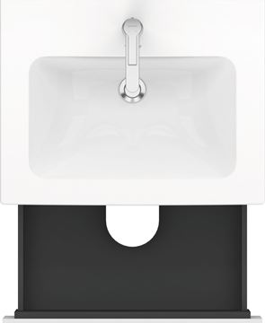 DURAVIT L-CUBE skříňka pod umyvadlo 62x48,1x55 cm, 2 zásuvky, Push-open, Dark Brushed Oak LC624007272 Obrázek - fotka