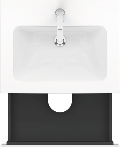 DURAVIT L-CUBE skříňka pod umyvadlo 62x48,1x55 cm, 2 zásuvky, Push-open, Dark Brushed Oak LC624007272 Obrázek - fotka