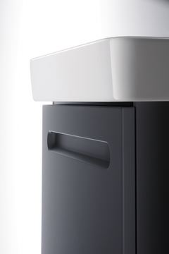 DURAVIT NO.1 skříňka pod umývátko 39x31,6x47,8 cm, 1 dvířka, panty vlevo, Graphit matt N14266L49490000 Obrázek - fotka