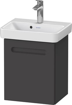 DURAVIT NO.1 skříňka pod umývátko 39x31,6x47,8 cm, 1 dvířka, panty vlevo, Graphit matt