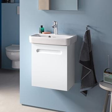 DURAVIT NO.1 skříňka pod umývátko 39x31,6x47,8 cm, 1 dvířka, panty vlevo, Graphit matt N14266L49490000 Obrázek - fotka