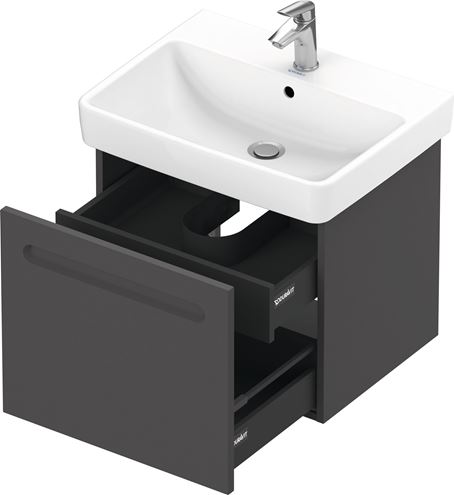 DURAVIT NO.1 skříňka pod umyvadlo 54x42,6x47,8 cm, 1 zásuvka, Graphit matt N14381049490000 Obrázek - fotka