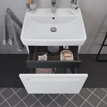 DURAVIT NO.1 skříňka pod umyvadlo 49x42,6x47,8 cm, 1 zásuvka, White matt N14380018180000 Obrázek - fotka