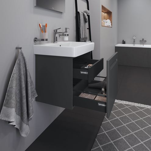 DURAVIT NO.1 skříňka pod umyvadlo 49x42,6x47,8 cm, 1 zásuvka, Graphite matt N14380049490000 Obrázek - fotka
