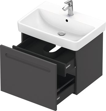 DURAVIT NO.1 skříňka pod umyvadlo 59x42,6x47,8 cm, 1 zásuvka, Graphit matt N14382049490000 Obrázek - fotka