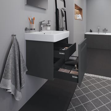 DURAVIT NO.1 skříňka pod umyvadlo 59x42,6x47,8 cm, 1 zásuvka, Graphit matt N14382049490000 Obrázek - fotka