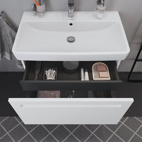 DURAVIT NO.1 skříňka pod umyvadlo 74x42,6x47,8 cm, 1 zásuvka, White matt N14383018180000 Obrázek - fotka