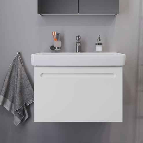 DURAVIT NO.1 skříňka pod umyvadlo 74x42,6x47,8 cm, 1 zásuvka, White matt N14383018180000 Obrázek - fotka