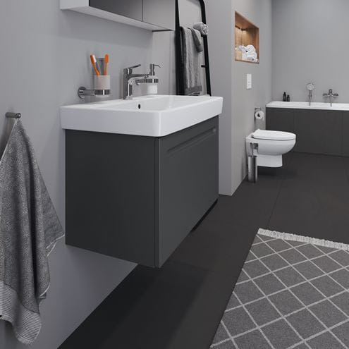 DURAVIT NO.1 skříňka pod umyvadlo 74x42,6x47,8 cm, 1 zásuvka, Graphit matt N14383049490000 Obrázek - fotka