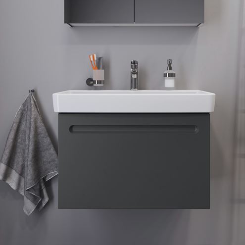 DURAVIT NO.1 skříňka pod umyvadlo 74x42,6x47,8 cm, 1 zásuvka, Graphit matt N14383049490000 Obrázek - fotka