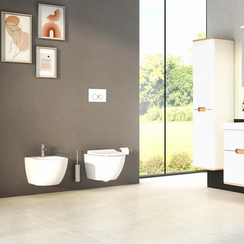 VITRA SENTO závěsný bidet, VitrAhygiene 4338B003-1046 Obrázek - fotka