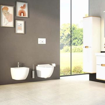 VITRA SENTO závěsný bidet, VitrAhygiene 4338B003-1046 Obrázek - fotka