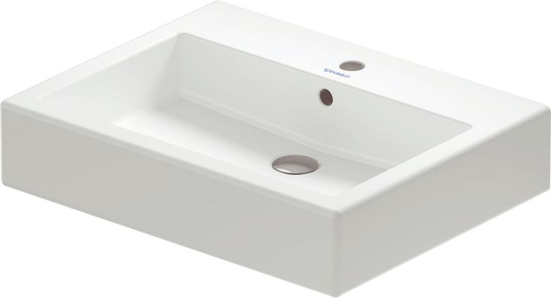 DURAVIT VERO umyvadlo 60 cm, s otvorem pro baterii a přepadem 0454600000 Obrázek - Hlavní obrázek