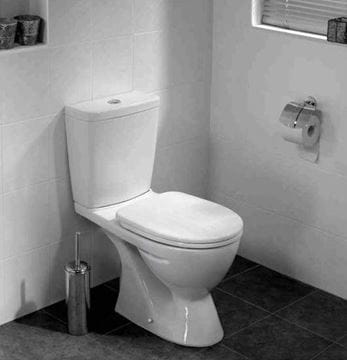 IDEAL STANDARD EUROVIT PLUS WC kombi, se sedátkem, zadní odpad, spodní napouštění V337001 Obrázek - fotka
