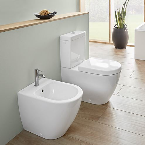 VILLEROY & BOCH SUBWAY 2.0 stacionární bidet, CeramicPlus, alpská bílá 540100R1 Obrázek - fotka