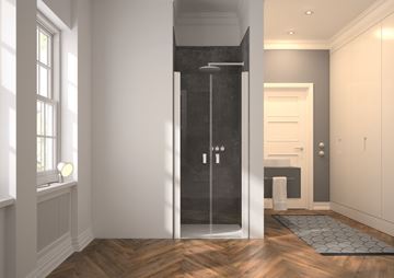 HÜPPE EASYSTYLE obkladový panel 100x255cm, italian stone anthracite ES0101.41A Obrázek - fotka