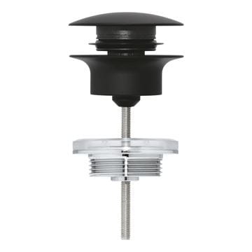 GROHE umyvadlová výpust, click-clack, s přepadem, černá 29510KF0 Obrázek - fotka