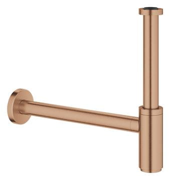 GROHE designový sifon k umyvadlu DN32, s převlečnou maticí 5/4, kartáčovaný warm sunset