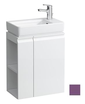 LAUFEN PRO S skříňka pod umývátko 47x27,5x58 cm, 1 police, 1 dvířka, panty vpravo, fialová
