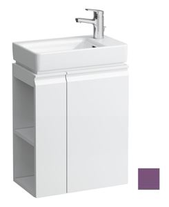 LAUFEN PRO S skříňka pod umývátko 47x27,5x58 cm, 1 police, 1 dvířka, panty vpravo, fialová