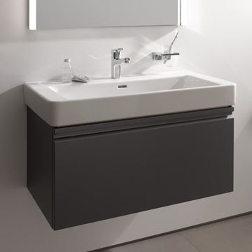LAUFEN PRO S skříňka pod umyvadlo 80,9x45x39,7 cm, 1 zásuvka, matný grafit H4835010964801 Obrázek - fotka