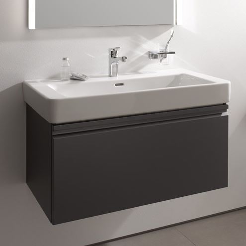 LAUFEN PRO S skříňka pod umyvadlo 80,9x45x39,7 cm, 1 zásuvka, grafit, mat H4835020964801 Obrázek - fotka