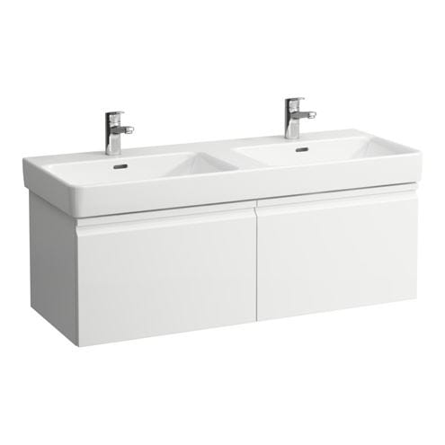 LAUFEN PRO S skříňka pod dvojumyvadlo 115,9x45x39,7 cm, 2 zásuvky, lesklá bílá H4835640964751 Obrázek - Hlavní obrázek