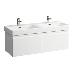 LAUFEN PRO S skříňka pod dvojumyvadlo 115,9x45x39,7 cm, 2 zásuvky, matná bílá