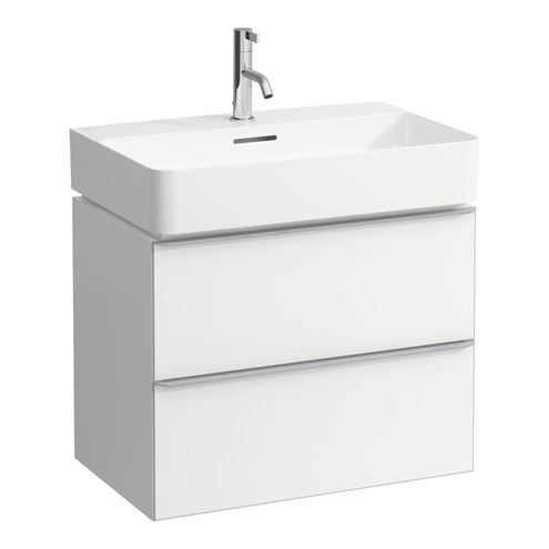 LAUFEN SPACE skříňka pod umyvadlo 63,6x40,8x50 cm, 2 zásuvky, matná bílá H4101621601001 Obrázek - Hlavní obrázek