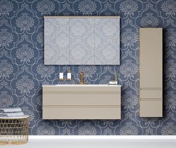 DŘEVOJAS MAJESTY SZZ2 80 skříňka s umyvadlem 78x47,5x50 cm, 2 zásuvky, červená vysoký lesk 83758-T30 Obrázek - fotka
