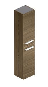 CONCEPT 200/300 vysoká skříňka 35x30,3x164,9 cm, 2 dvířka, dub biondo