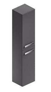 CONCEPT 200/300 vysoká skříňka 35x30,3x164,9 cm, 2 dvířka, anthracite mat