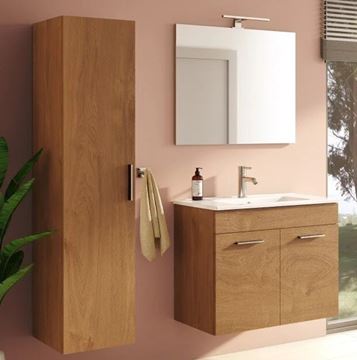 EASY PLUS nízká skříňka 35x35x145 cm, 1 dvířka, zlatý dub 67109 Obrázek - fotka